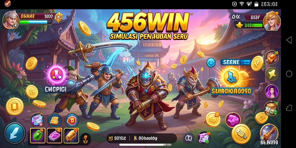 Screenshot utama gameplay <strong>456WIN</strong> menampilkan aksi simulasi yang seru.