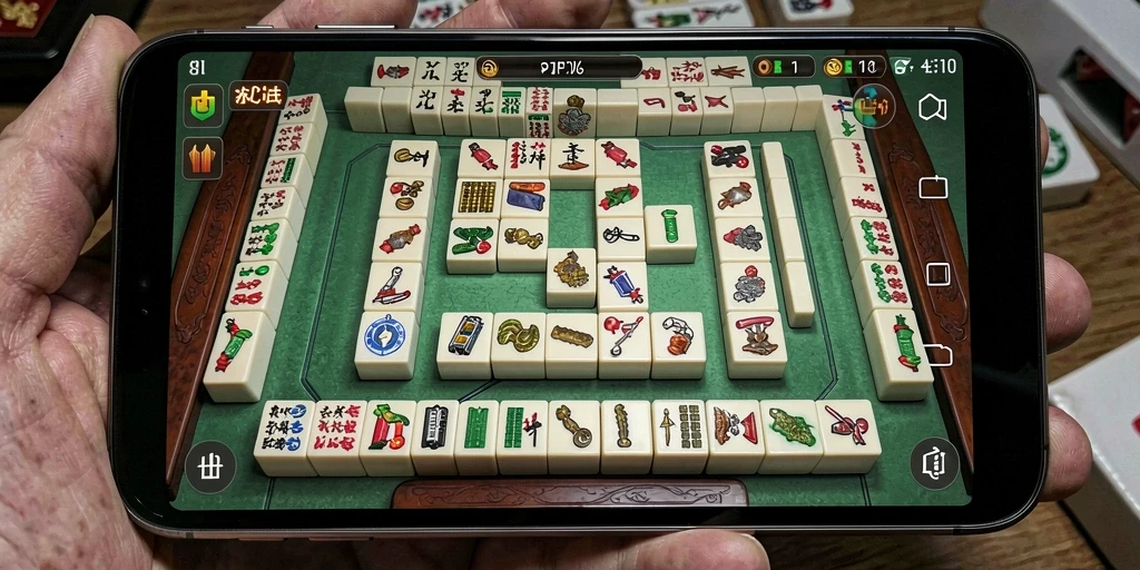 Tampilan gameplay Mahjong yang seru dan menantang di 8II.