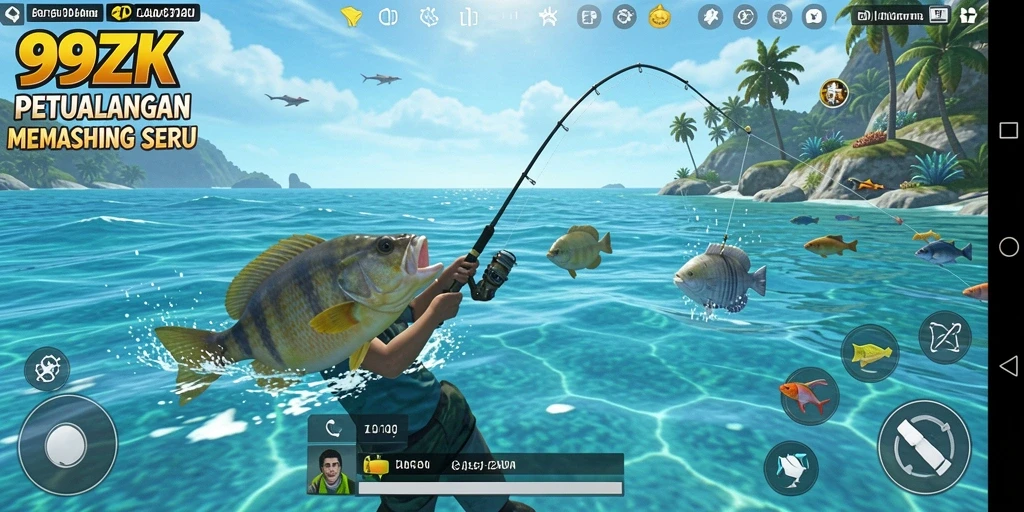 Tangkapan ikan yang menakjubkan di game 99ZK.