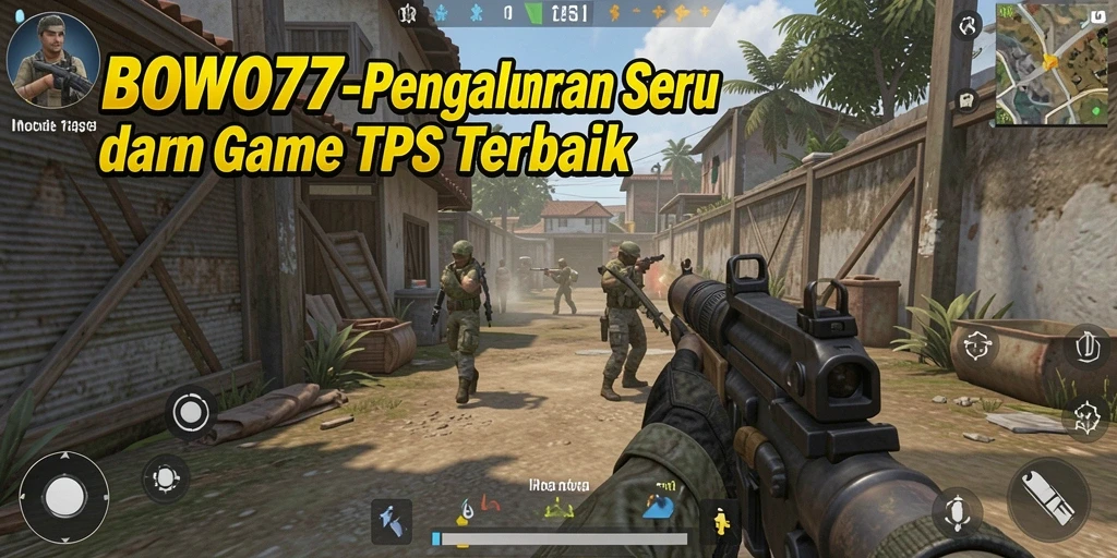 Screenshot gameplay <strong>BOWO77</strong> yang menampilkan aksi pertempuran intens.