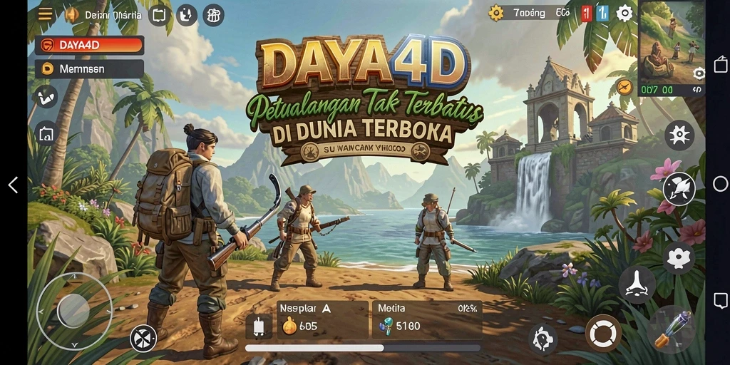 Gameplay menarik di dunia terbuka DAYA4D yang penuh petualangan.