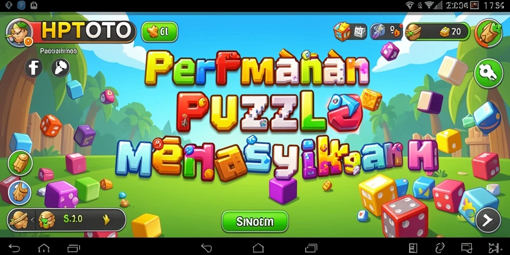 Tampilan gameplay HPTOTO menampilkan keseruan dalam menyusun puzzle.