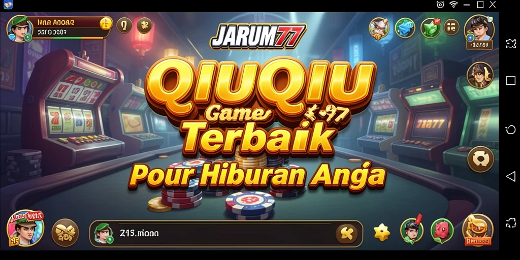 Tangkapan layar JARUM77 menampilkan aksi seru permainan QiuQiu.