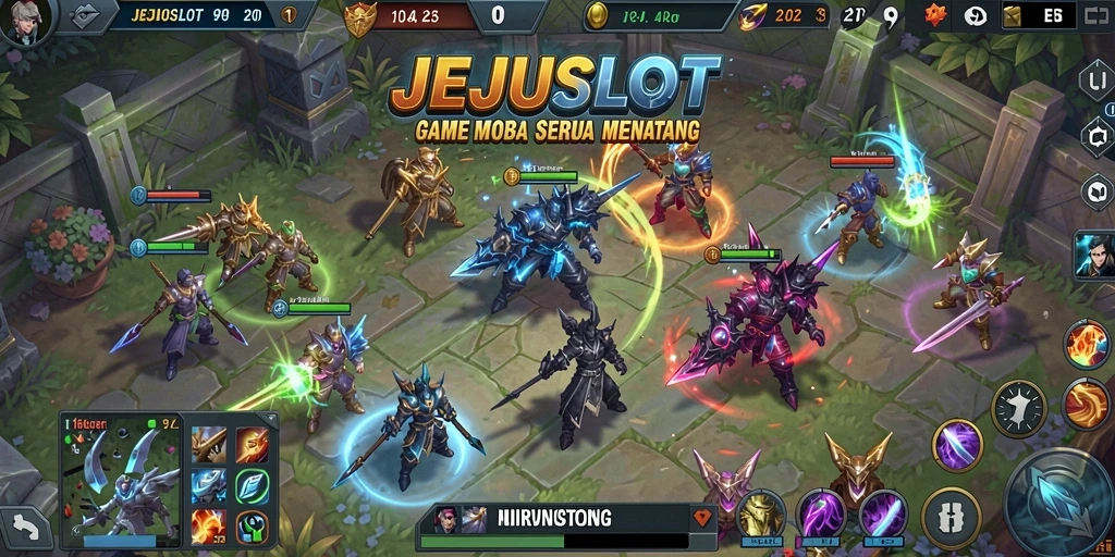Tangkapan layar dari gameplay seru <strong>JEJUSLOT</strong> yang menampilkan karakter dalam aksi.