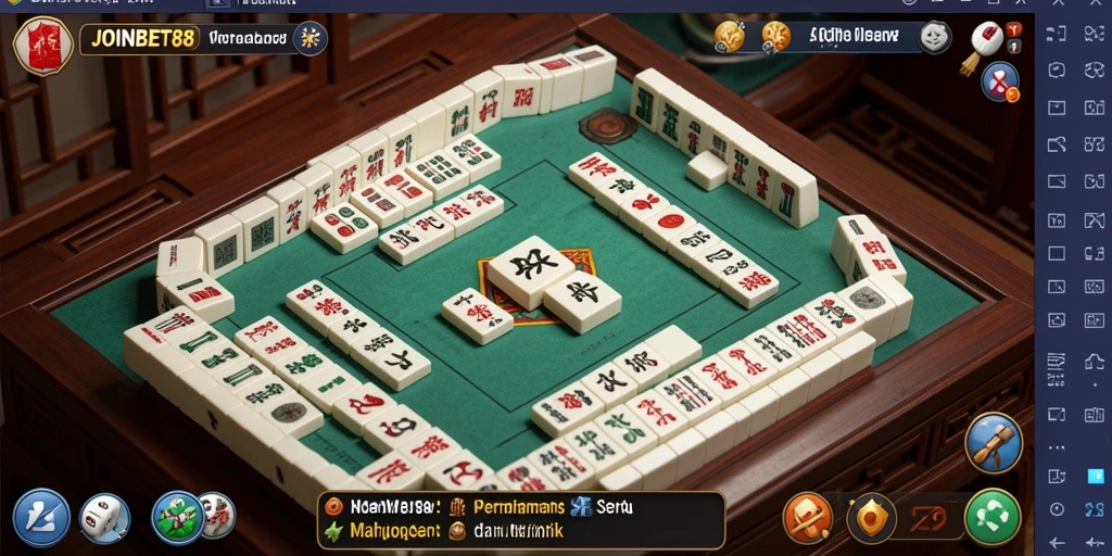 Tampilan gameplay Mahjong yang menarik di JOINBET88.