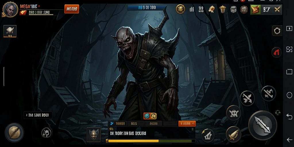 Screenshot MEGA188 menampilkan momen ketegangan yang mendebarkan dalam kegelapan.