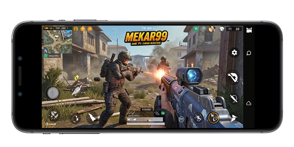 Gameplay seru dan mendebarkan di MEKAR99