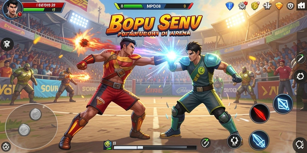 Pengalaman gameplay Fighting yang intens dan mendebarkan.