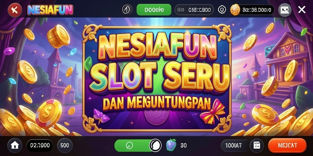 Tampilan gameplay NESIAFUN yang mengasyikkan dan penuh warna.