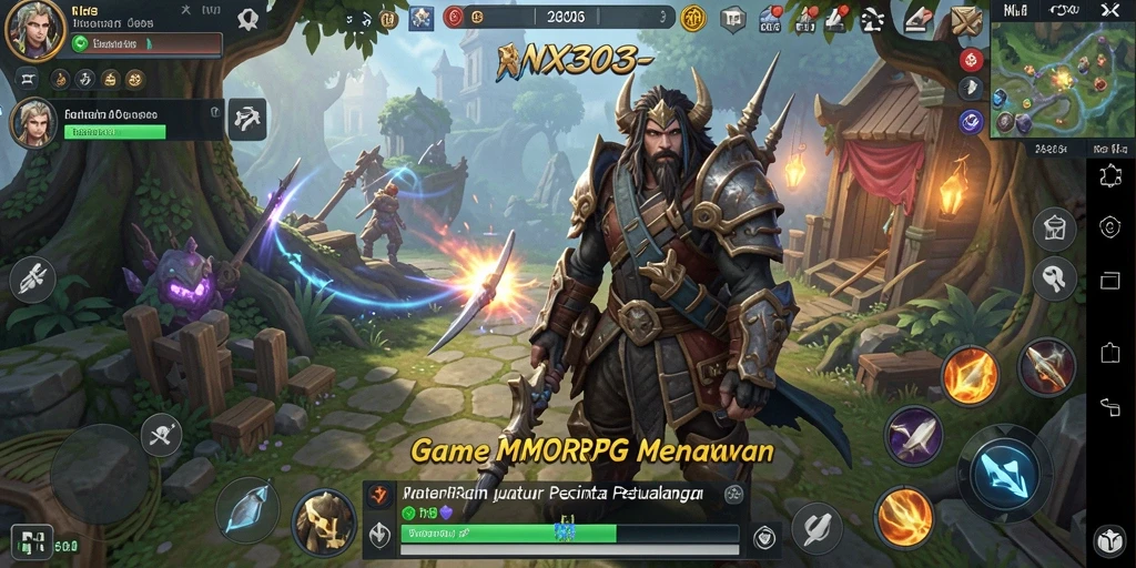 Screenshot gameplay yang menampilkan aksi pertempuran seru di NX303.