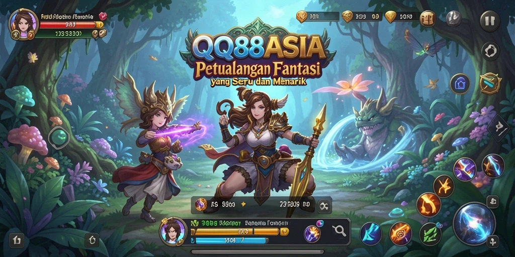 Tampilan gameplay RPG dari QQ88ASIA yang memukau dan penuh petualangan.