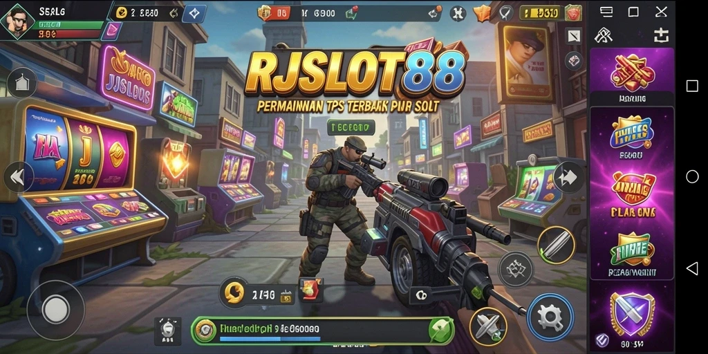 Tampilan gameplay TPS di RJSLOT88 yang mengasyikkan.