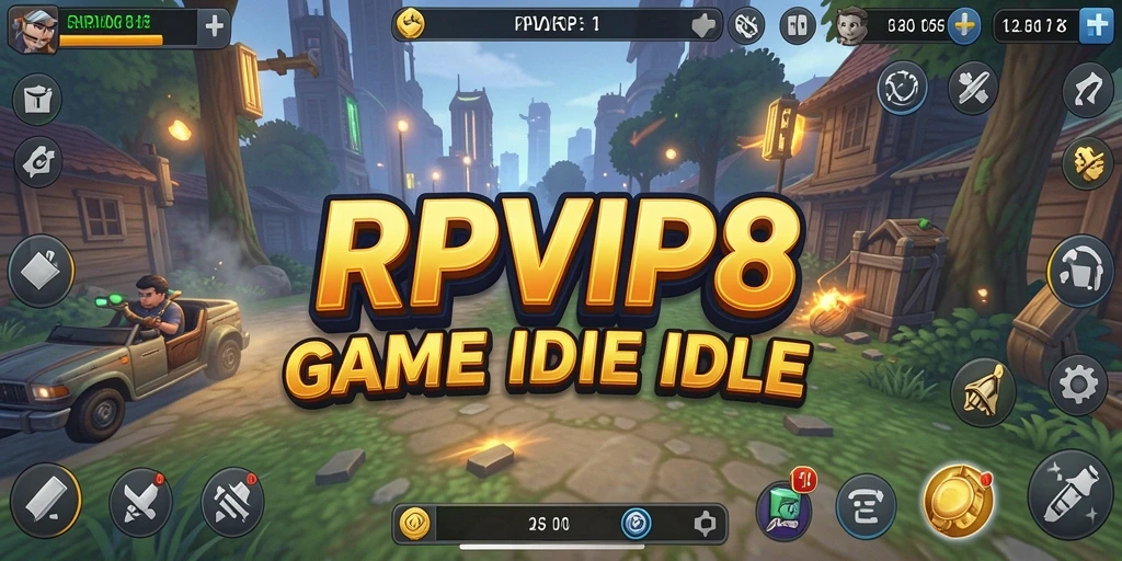Screenshot gameplay RPVIP8 menampilkan aksi seru dan menarik dari permainan Idle.