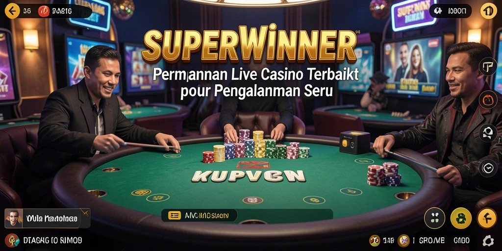 Gameplay SUPERWINNER yang menarik di Live Casino.
