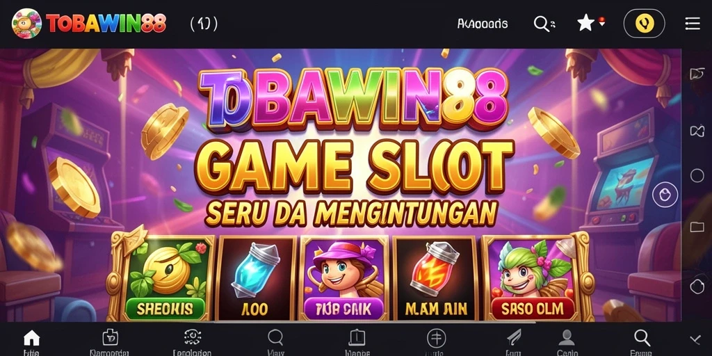 Tampilan menarik dari gameplay Slot di TOBAWIN88.