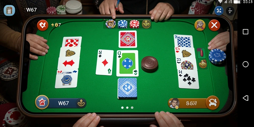 Tampilan gameplay Gaple yang seru dan interaktif.