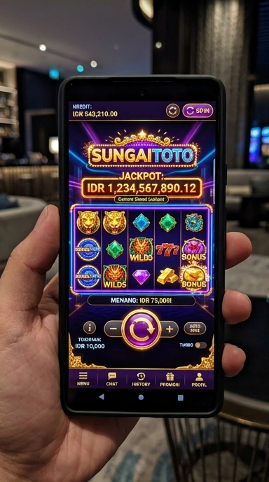 Proses pengunduhan aplikasi sungaitoto yang cepat dan efisien.